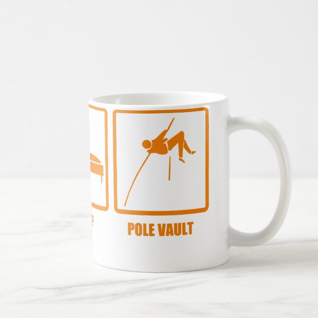 Taza De Café Coma el salto con pértiga del sueño (Derecha)