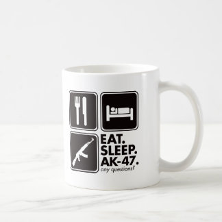 Taza De Café Coma el sueño AK-47 - negro