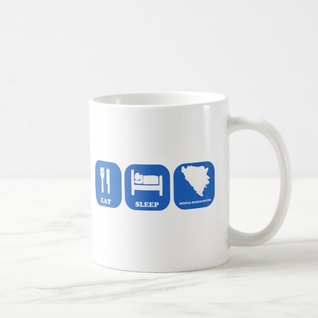 Taza De Café Coma el sueño Bosnia y Hercegovina (Derecha)