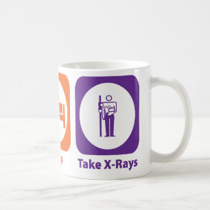 Taza De Café Coma el sueño toman radiografías
