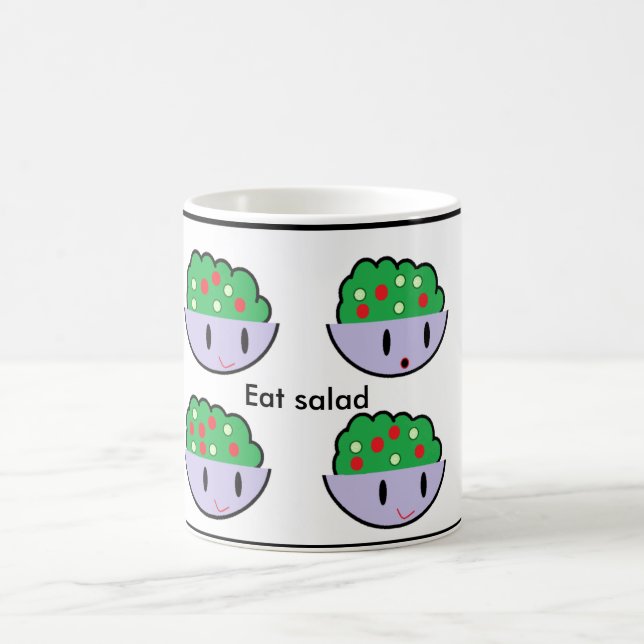 Taza De Café Coma ensalada (Centro)