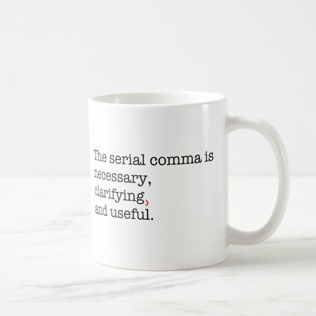 Taza De Café Coma Favorable-Serial (Derecha)