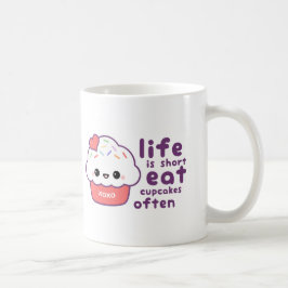 Taza De Café Coma las magdalenas a menudo