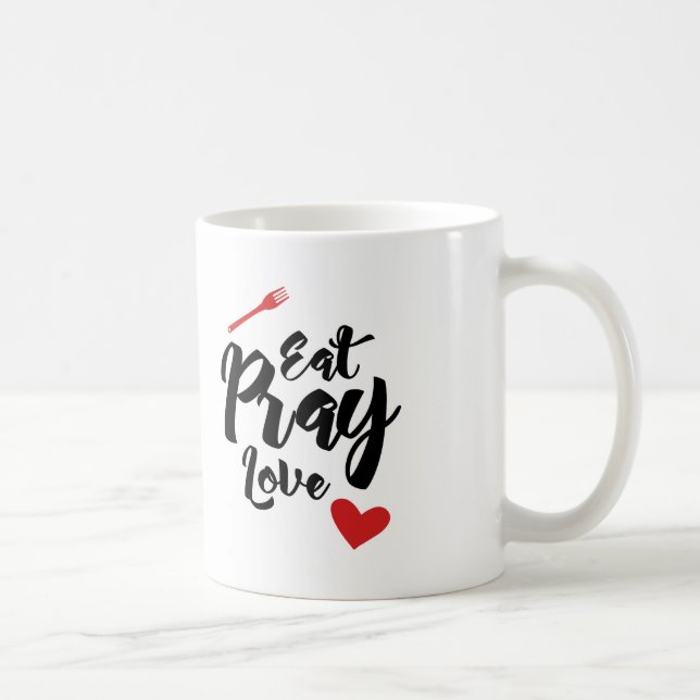 Taza De Café Coma ruegan amor (Derecha)
