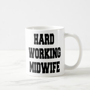 Taza De Café Comadrona trabajadora