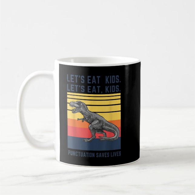 Taza De Café Comamos la puntuación de niños salva vidas Gramma  (Izquierda)