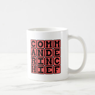 Taza De Café Comandante en jefe, presidente