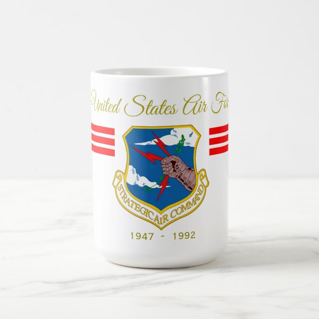 Taza De Café Comando aéreo estratégico - U.S.A.F. (Centro)