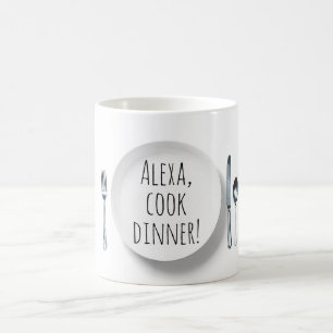 Taza De Café Comando de control de Alexa para cocinar la cena
