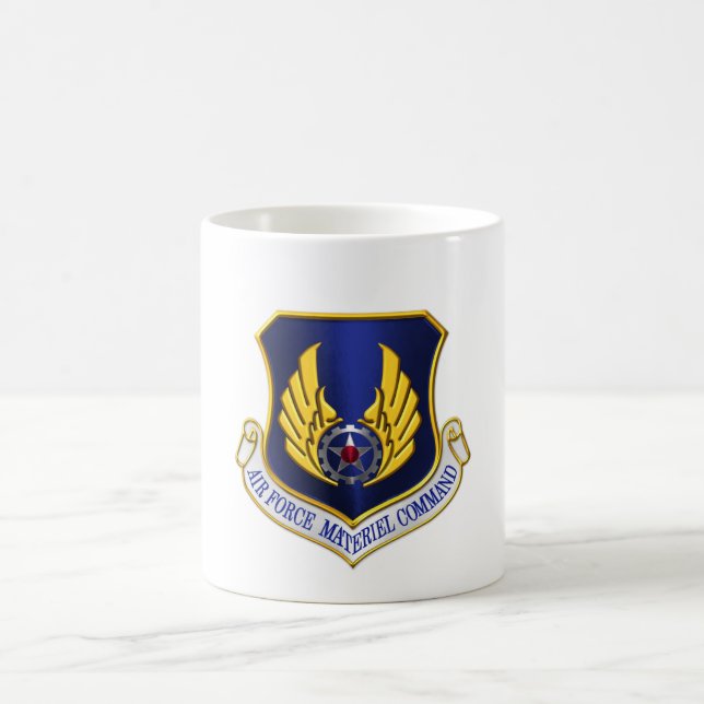 Taza De Café Comando de materiales de la Fuerza Aérea Personali (Centro)