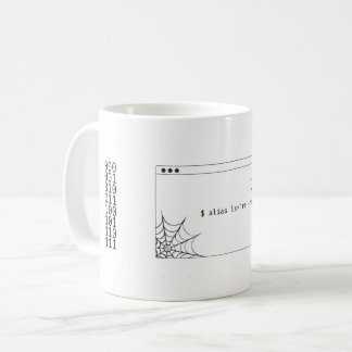 Taza De Café Comando de Unix "alias" divertido