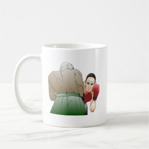 Taza De Café Combate de Boxeo