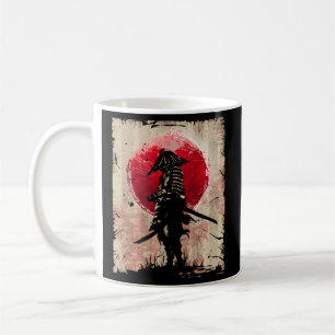 Taza De Café Combatiente Samurai Japonés