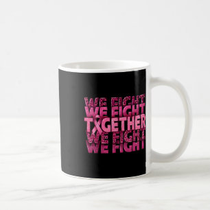 Taza De Café Combatimos juntos el apoyo a la sensibilización so