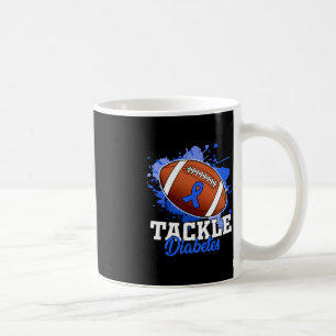 Taza De Café Combatir la Diabética Azul Diabetes Tipo 1 Guerra 