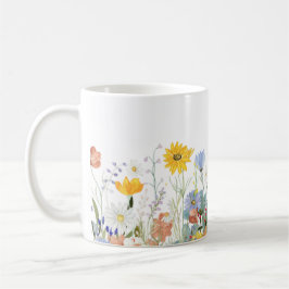 Taza De Café Combinación de flores silvestres