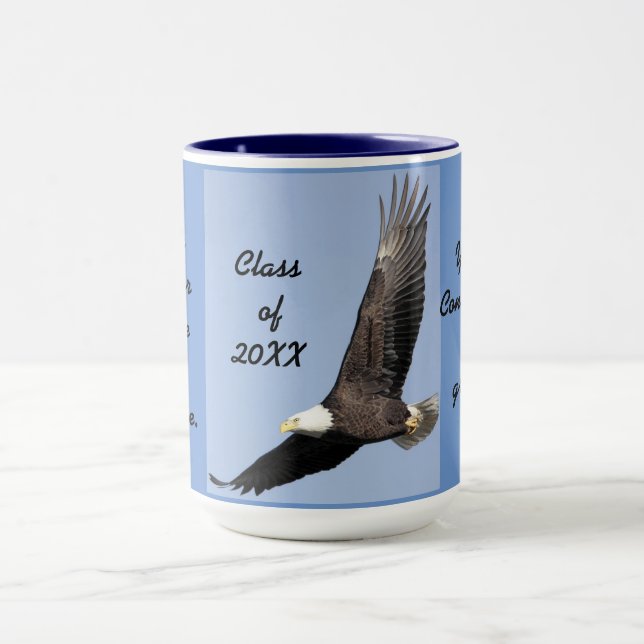 Taza de café combo águila de graduación (Centro)