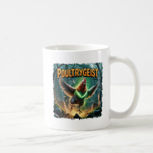 Taza De Café Combo Creature de Ilustracion de aves de corral