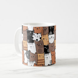 Taza De Café Combo Mug - Crazy Cat Lady