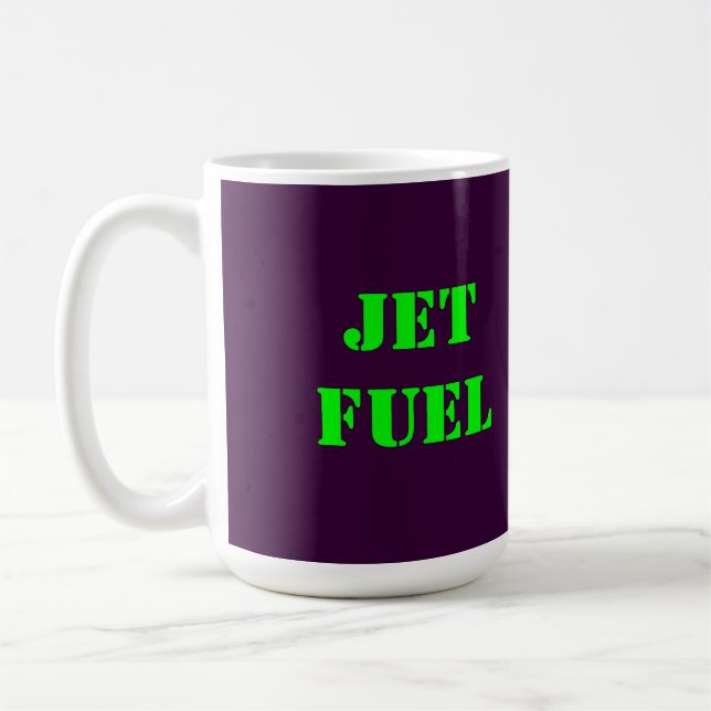 TAZA DE CAFÉ COMBUSTIBLE DE AVIÓN (Izquierda)