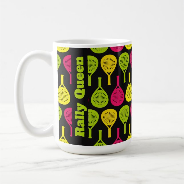 Taza De Café Combustible de la concentración de Padel Neon (Izquierda)