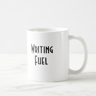 Taza De Café Combustible de la escritura
