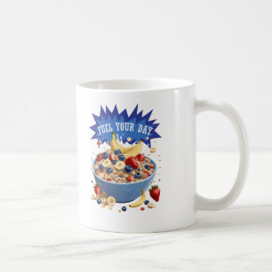 Taza De Café Combustible el cereal del día