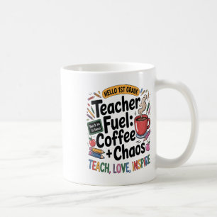 Taza De Café Combustible para Maestros Café Caos Regreso a la E