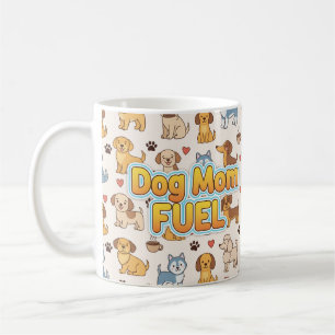 Taza De Café Combustible para mamás de perro - Café lindo para 