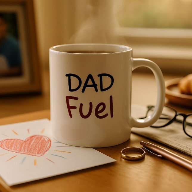 Taza De Café Combustible para Papá Divertido  (Subido por el creador)