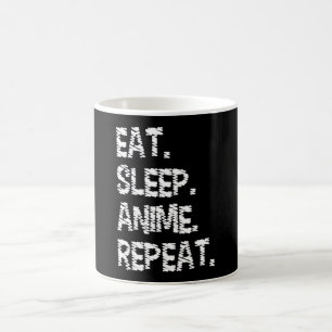 Taza De Café Come Anime Duerme Repite  Diseño para amantes de A
