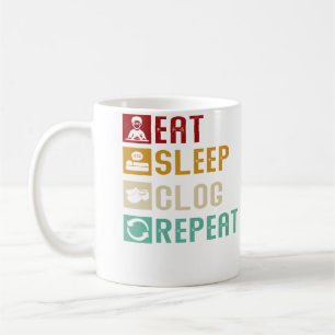 Taza De Café Come Bailar Zuecos Repetir Chicas Divertidas Baila