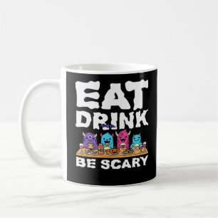 Taza De Café Come Bebe Sé Miedo Monstruo Halloween Creativo