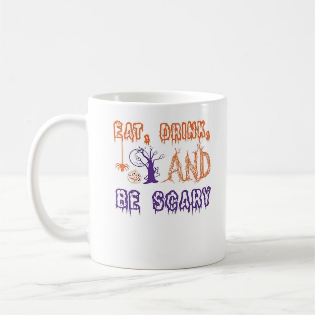 Taza De Café Come Bebe Y Sé Fúneamente Divertido De Moda (Izquierda)