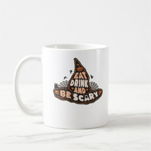 Taza De Café Come Bebe Y Sé Terrible Bruja Solo Regalo De Hallo