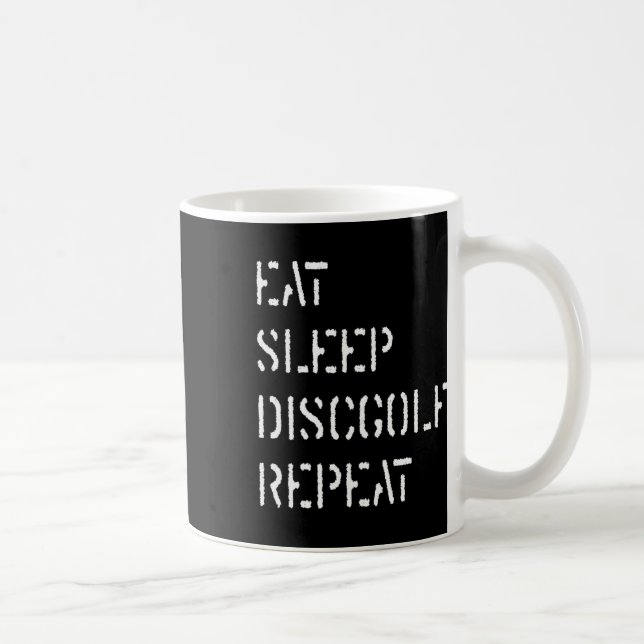Taza De Café Come Disc Golf Repetir _1  (Derecha)