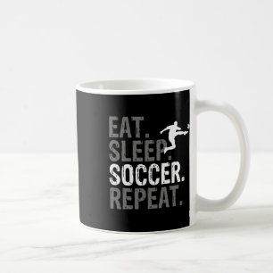 Taza De Café Come Dormir Fútbol Repite - Gráfico de Fútbol