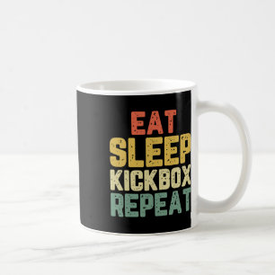Taza De Café Come Dormir Kickbox Repetir Kickboxing Kick Boxing