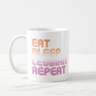 Taza De Café Come Dormir Lesbiana Repetir