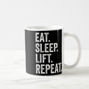Taza De Café Come Dormir Levantar Repetir Fitness Culturismo 