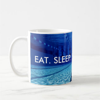 Taza De Café Come. DORMIR. NADAR. REPITE.