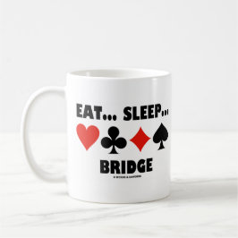 Taza De Café Come... Duerme... Puente (Trajes de tarjetas de hu