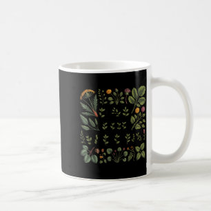 Taza De Café Come las malezas divertido forrajeo botánico comes