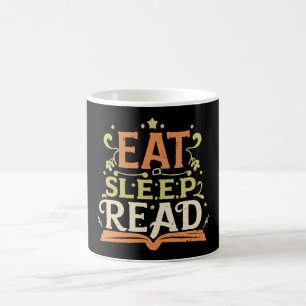 Taza De Café Come Leer Reír, Lectura Divertida