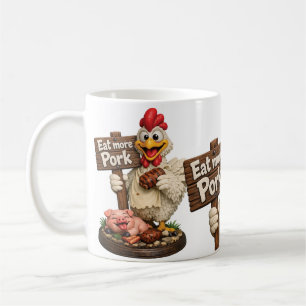 Taza De Café Come Más Cerdo
