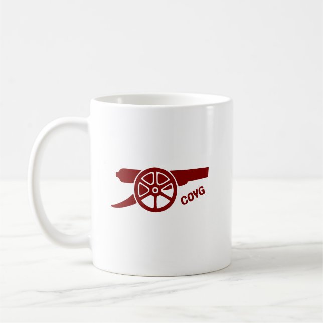 Taza De Café Come On You Gunners COYG (Izquierda)