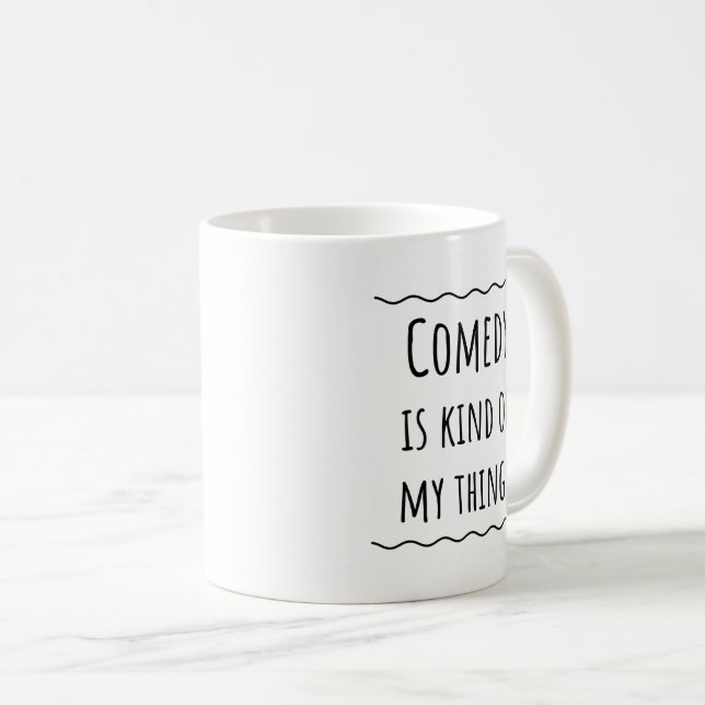 Taza De Café Comediante obsequia a Coffee Mug (Anverso derecho)