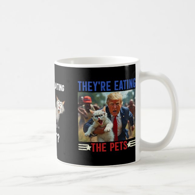 Taza De Café Comen los perros que comen los gatos (Derecha)