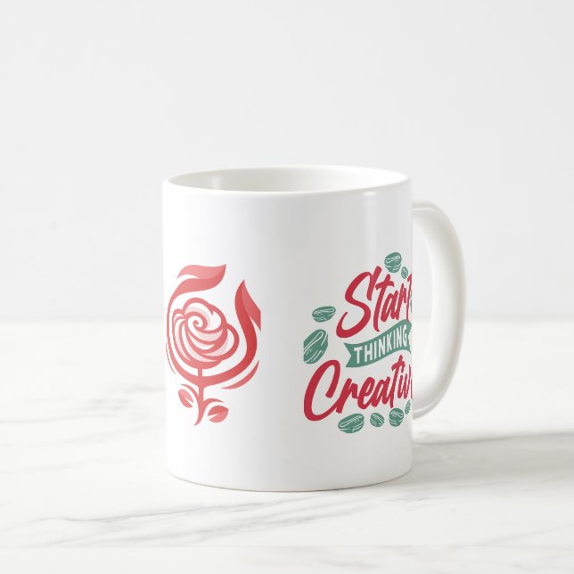 Taza De Café Comenzar a pensar la creatividad (Anverso derecho)
