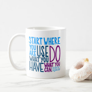 Taza De Café Comenzar donde está